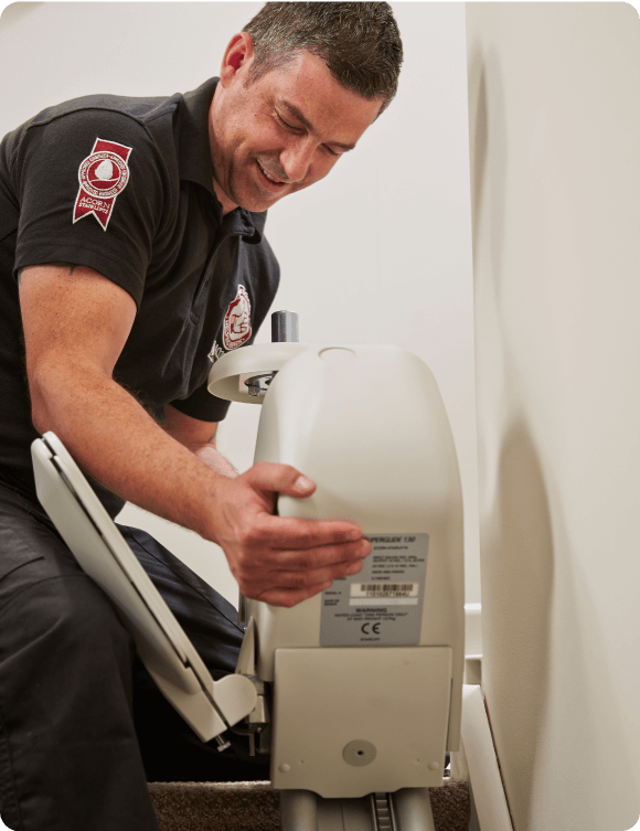 Acorn stairlift installation